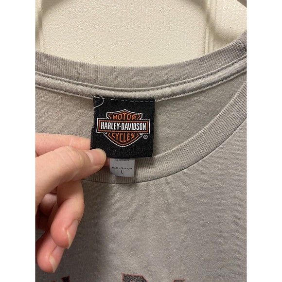 Harley Davidson T-Shirt Gold Star Festus, Missouri Size Large Tank Army Forces - Picture 5 of 7